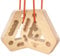 MonkeyTail Climbing Hangboard Doppelseitiges tragbares Fingerkraft-Trainingsbrett für Klimmzüge drinnen und draußen
