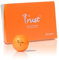 Trust Golfbälle Aurora - Auffällige Golfbälle, Weit und Gerade Fliegend, hohe Flugstabilität und Stoppkraft, Kristall-Urethan, Tour-Qualität, 3-Piece Dynamischer Kern, 12 Bälle, Aurora-Orange