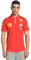 Polo de l'équipe Professionnelle Scuderia Ferrari 2024 pour Homme - Rouge - M