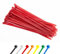 Abacus Range Small Cable Ties 2.5mm x 100mm, Pack of 100, Secure Self-Locking, 4” Nylon Zip Ties, High Tensile Strength Premium Red Cable Tie for Home, Office, Cables, Wires, Garden, DIY Projects
