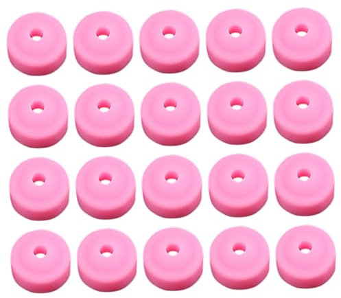 LALADEFIEE 20PCS Nail Drill Dust Covers for Nail Art Tools Silicone Manicure Cover Plastic Protection for Dust Collectors for Professional and Home Use