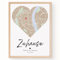 Little Mathilda Einzugsgeschenk Bild Hauseinweihung Geschenke zum Einzug Koordinaten Zuhause personalisiertes Poster Wanddeko Wohnzimmer & Bilder Wohnzimmer Richtfest Einweihungsgeschenk Haus