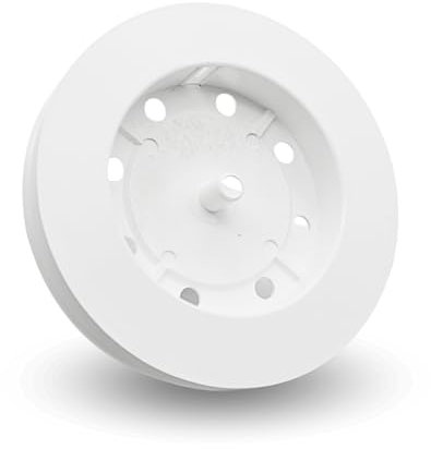 DOJA Barcelona | Poulie Volet Plastique | Poulie Volet Roulant Avec Broche En Plastique De 10mm | Ø 120mm X Octogonal 40mm | Disque En Polyamide | Pour Mecanisme De Sangle Volet Roulant 14mm Et 16mm