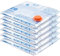 Vacuum Storage Bags 6 Large, Space Saver Sealer Bags, Airtight Compression Bags for Clothes, Pillows, Comforters, Blankets, Bedding(NO PUMP)