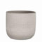 Mica Decorations Blumentopf Florian - 22x22x20 cm - Terrakotta - Hellgrau