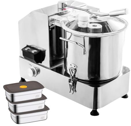 forplubossmmp Procesadores De Alimentos Comerciales Y Picadores De Verduras | Picadoras De Carne Eléctricas Batidora De Frutas para Picar, Triturar Y Triturar | 1200 Rpm/1200 Rpm/1400 RPM,12L