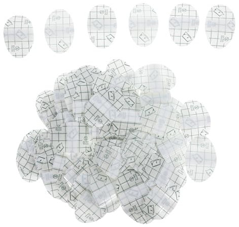 ADOCARN 100st Anti-wasser-gehörschutzpflaster Universelle Uhrenarmbänder Umlenkrolle Weckerhörner Wasserhahnabdeckung Wasserhahn Block Glühbirne Hörner Wasserdichte Pu-membran Transparent