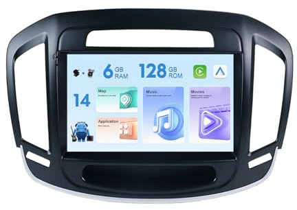 MISONDA 9 Zoll IPS 6G+128G Android 14 Autoradio Für Buick Regal/Opel Insignia 2014-2017 GPS Navi 2 Din Rückfahrkamera Carplay DSP Unterstützung DAB/Lenkradsteuerung/WiFi/Bluetooth/Mirrorlink/RDS/USB