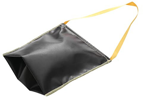 Kisangel Feuerfeste Tasche Für Camping Zündvorratstasche Picknick Holzkohlehalter Grillkohlehalter Mit Griffdesign Aus Hochwertigem Material