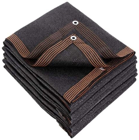 PanHuiWen Voile Ombrage Rectangulaire 3x3 Toile D Ombrage Rectangulaire Voile Solaire Filet D'Ombrage Protection Piscine Hors Sol Noir,2x4m