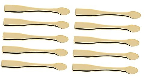 KAILIKETIY 10piezas Cuchara Para Facial Doradas Aplicador De Cuchara Para Facial Herramienta Para Extraer De Maquillaje