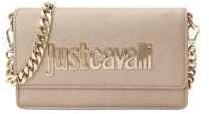 Just Cavalli Platin Clutch für Damen mit Logo, L02, Einheitsgröße