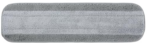 Quick Shine Wet + Dry Pad | Dual-Zone Gray Microfiber Pad Ideal for Wet & Dry Cleaning | Enhanced Absorbency | Reusable, Washable & Safe for All Hard Surface Floors
