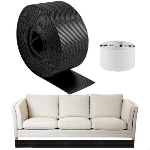 Spielzeugblocker Couch für Haustiere, Couch Spielzeug Blocker 6mx5cm Couch Stopper Sofaschutz Katze Couchblocker mit Klebeband für Sofa Möbel Bett Schrank, Schwarz, 1 Stück