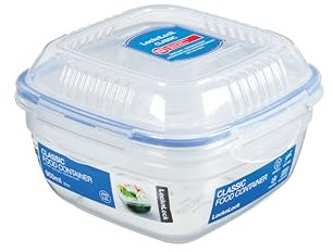 Sq Lunch Box with Tray & Sauce Pot 950ml (160 x 160 x 102mm)