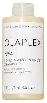 Olaplex No. 4 Bond Maintenance Shampoo, Repairs, Strengthens, & Nourishes All Hair Types, Adds Shine & Leaves Hair Feeling Soft, 250ml