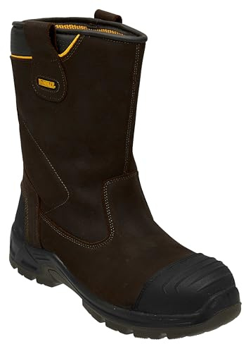 DEWALT Millington Herren-Stiefel, wasserdicht, Zehenkappe aus Verbundmaterial, Braun, Größe 46 EU (UK 12)
