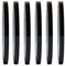 Fodattm Dünnes Klebeband für Grafikkunst, selbstklebendes Künstlerband, Gittermarkierungsbänder, Whiteboard-Rasterband, trocken abwischbar, 65 m pro Rolle, Schwarz, Breite: 5 mm, 6 Rollen