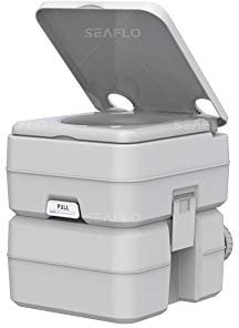 SEAFLO Toilettes portables pour camping-car, bateau et camping (5,3 gallons)