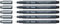 Pentel Pointliner S20P-05A Fineliner schwarz - wasserfest und lichtecht, 0,05 mm, 5er Pack (5 Stück)