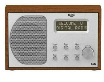 Bush Wooden DAB Radio - Compact