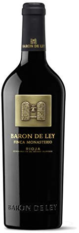 Baron de Ley Finca Monasterio Magnum, Vino Tinto DOC Rioja, Variedad Tempranillo, Sabroso y equilibrado, 1 botella 150 cl