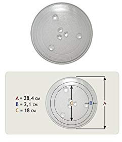 Drehteller Durchmesser 280 mm 49PM010 für Mikrowelle Daewoo, Neff, Panasonic, Siemens