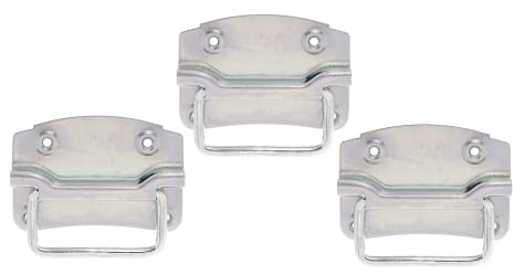 Alberts 347543 Kistengriff | galvanisch verzinkt, dickschichtpassiviert | 120 x 85 mm | 3er Set