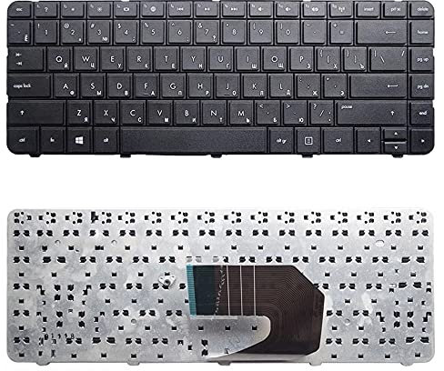 MENGHONGLLI Teclado de reemplazo portátil Teclado de versión RU para HP Pavilion G4 G43 G4-1000 G6 G6S G6T G6X G6-1000 Q43 CQ43 CQ43-100 CQ57 G57 430 2000-401TX