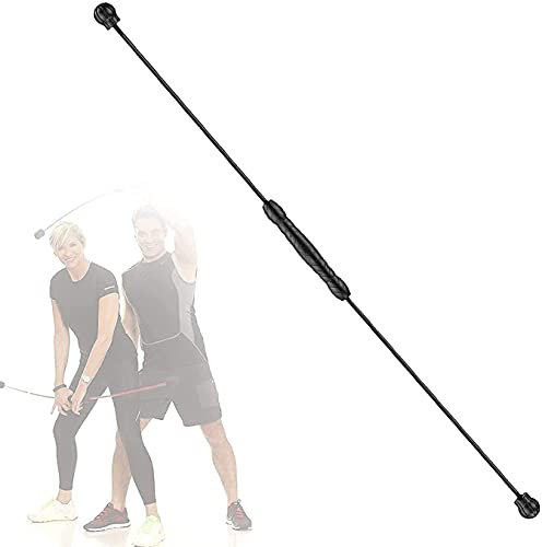 LIOYUHGTFY Fitness Schwingstab Bequeme elastische Flexi-Bar Home Fitness Tremor Bar mit hochfrequent vibrierendem, parallelem Bauchstab 826