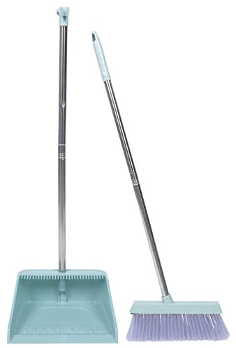 1 Juego Juego De Recogedor De Escoba Herramientas De Limpieza De Limpieza Kit De Recogedor De Escoba Mango De Escoba Pala De Basura Acero Inoxidable Interior Equipos De Limpieza