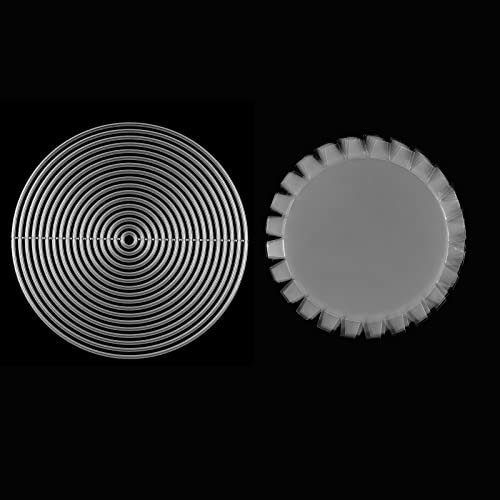 Circle Flat Shaker Covers and Nesting Basic Circle Dies for Shaker Card Making DIY Scrapbooking Plastic Transparent Shaker Creator Acetat Sheets Metal Cutting Dies Punch Template Die Cuts Album Decor