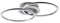 Reality Leuchten LED Deckenleuchte Venida R62783406, Metall Chrom, inkl. 25 Watt LED, Switch Dimmer