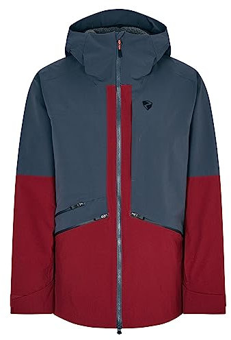 Ziener Herren TAHAN Ski-Jacke/Freeride | sympatex, PFC frei, Wolle, ombre, 54