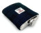 TARTAN TWEEDS Harris Tweed 8oz Hip Flask Stainless Steel Boxed (Black Watch)