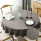 CALIYO Tischdecke, PVC Tischdecke Abwaschbar, Tischdecke Outdoor, Tischdecke Rund für Küche, Wohnzimmer, Esszimmer, Balkon und Garten, Tischdecke Rund 100cm/ 120cm/ 140cm.