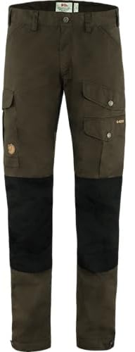 Fjällräven Vidda Pro Trousers M Herren Wanderhose Trekkinghose ungefüttert Dark Olive/Black grün