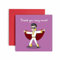 Huxters Dankeskarte – Elvis Thank You Very much Grußkarten für Freunde und Familie, Schwester, Mutter, Papa – humorvolle Wertschätzungskarte, 14,8 cm
