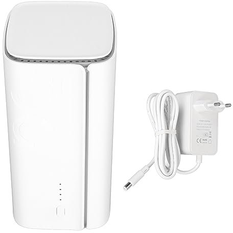 Vikye 5G WiFi 6 Router mit SIM-Kartensteckplatz, 8 High-Gain-Antennen, Ultraschnelle Geschwindigkeit, Große Signalabdeckung (EU-Stecker)