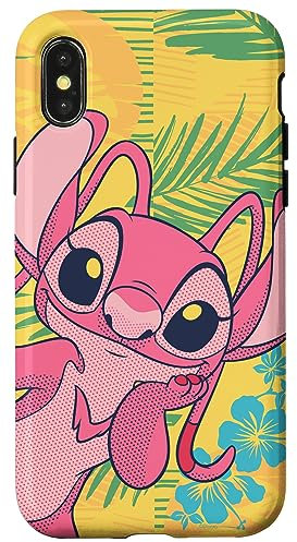 Disney Lilo & Stitch Angel Tropical Hawai’i Beach Vibes Case for iPhone X/XS