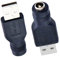 SHANFEILU USB to DC Power Adapter USB 2.0 A Male to DC 5.5x2.1mm Female Connector DC5521 Female to Type A Male Adapter for Laptop PC Smart Phone 2 PCS