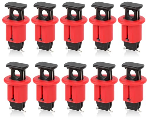 Miniatur Leistungsschalter Verriegelung,10 Stück Leistungsschalter Lockout,Elektrische Sicherheitsverriegelung,Leistungsschalter Lockout Device Für Stromisolierung,Sicherungen