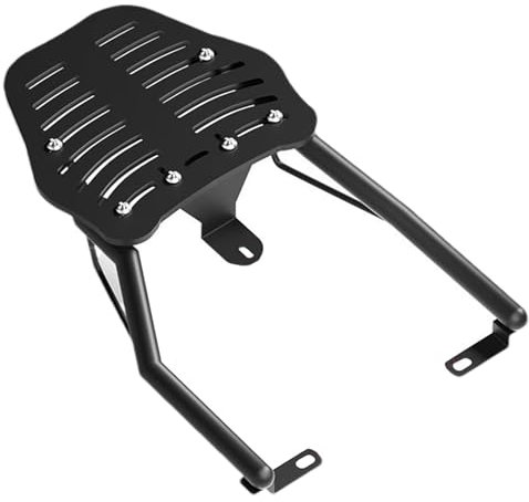 Tour Pack Luggage Rack - Adjustable Stainless Steel Motorcycle Rack, Trunk Rack | Black Trunk Rack for Clothing, Tools, Sturdy Secure Touring Luggage Rack for Motorcycle Storage, Perfect for Long Ride