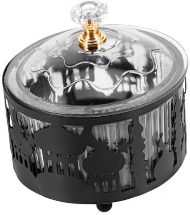 VOSAREA Kasten Süßigkeitentablett caakg ramadan Schwarze Candy Box arabien bonbon schale bonbons Bonbonbehälter für Partygeschenke Partygeschenkboxen Partyboxen Leckerli-Boxen Eisen Black