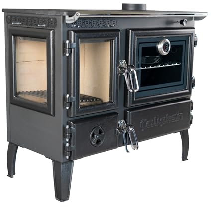 Çalışkan Kaminofen mit Backofen Gourmet 6,42 kw Heizleistung 52x85x79,5. Modellnummer 214 3D