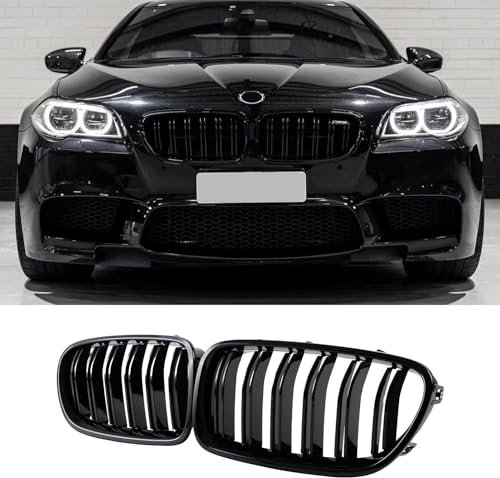 yinmeichun Kühlergrill für BMW 5 Series F10 F11 M5 2010-2017, Auto Front Kühlergrille -Radiator Grille Stoßstange, Verschleißfest Wetterfest Einfach Zu Bedienen
