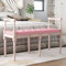 Juroupi Sitzbank Rosa 110x40x70 cm Bank Flur Garderobe Bank Flurbank Sitzbank Schlafzimmer Hockerbank Samt