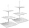 Oleegil 3-Tiers Cake Stand - 2 pack 37cm Height Afternoon Tea Stands for Weddings Birthdays & Party
