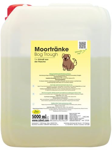 cdVet Moortränke 5 Liter | Reines Naturmoor für Hunde und Katzen - organische Substanz aus Urpflanzen