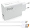 90W Ladegerät mit USB C Kabel für Xiaomi, Schnellladegerät USB Power Handy Ladegeräte, Schnelllade Adapter USB Netzteil 1 Meter Ladekabel Typ C für Xiaomi Redmi Note 14 13 12 11 Pro